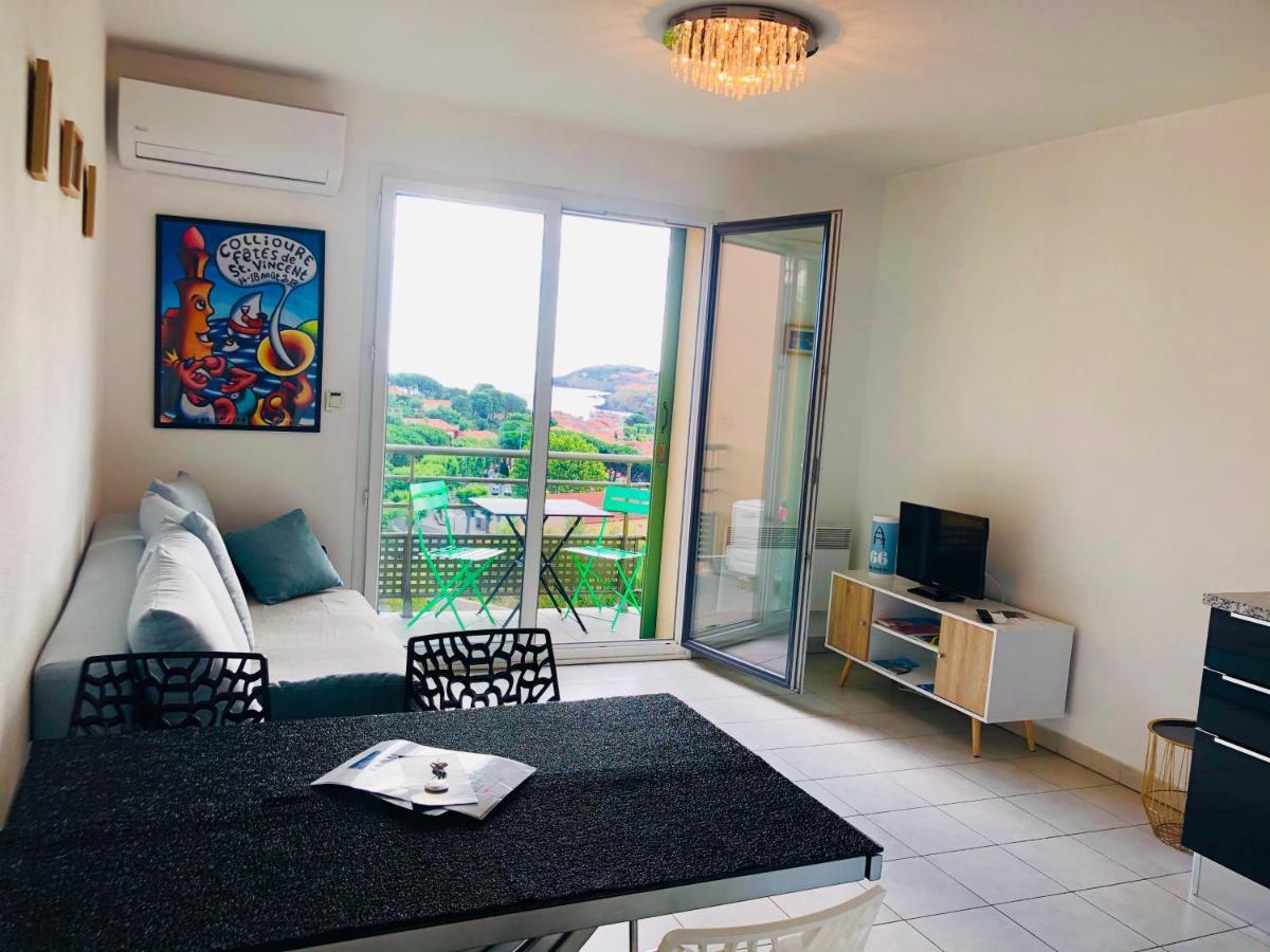 קוליור Appartement Sous Le Soleil Vue Mer, Parking Inclus , Clim ,Wifi מראה חיצוני תמונה