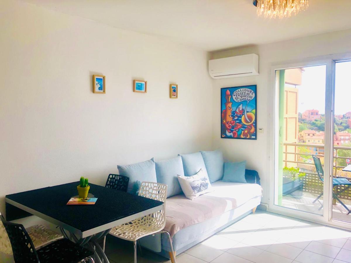 קוליור Appartement Sous Le Soleil Vue Mer, Parking Inclus , Clim ,Wifi מראה חיצוני תמונה